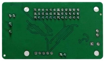 USB Servo Controller - bottom side
