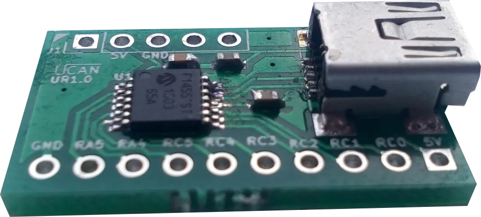 USB Relay module back side